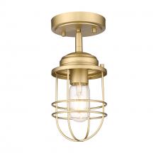 Golden 9808-SF BCB - Seaport Semi-Flush in Brushed Champagne Bronze