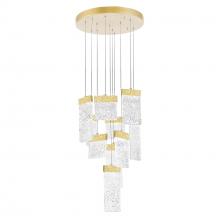  1090P20-10-620 - Carolina LED Chandelier With Gold Leaf Finish