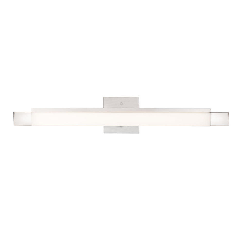 Soho 27-in Brushed Nickel LED Vanity