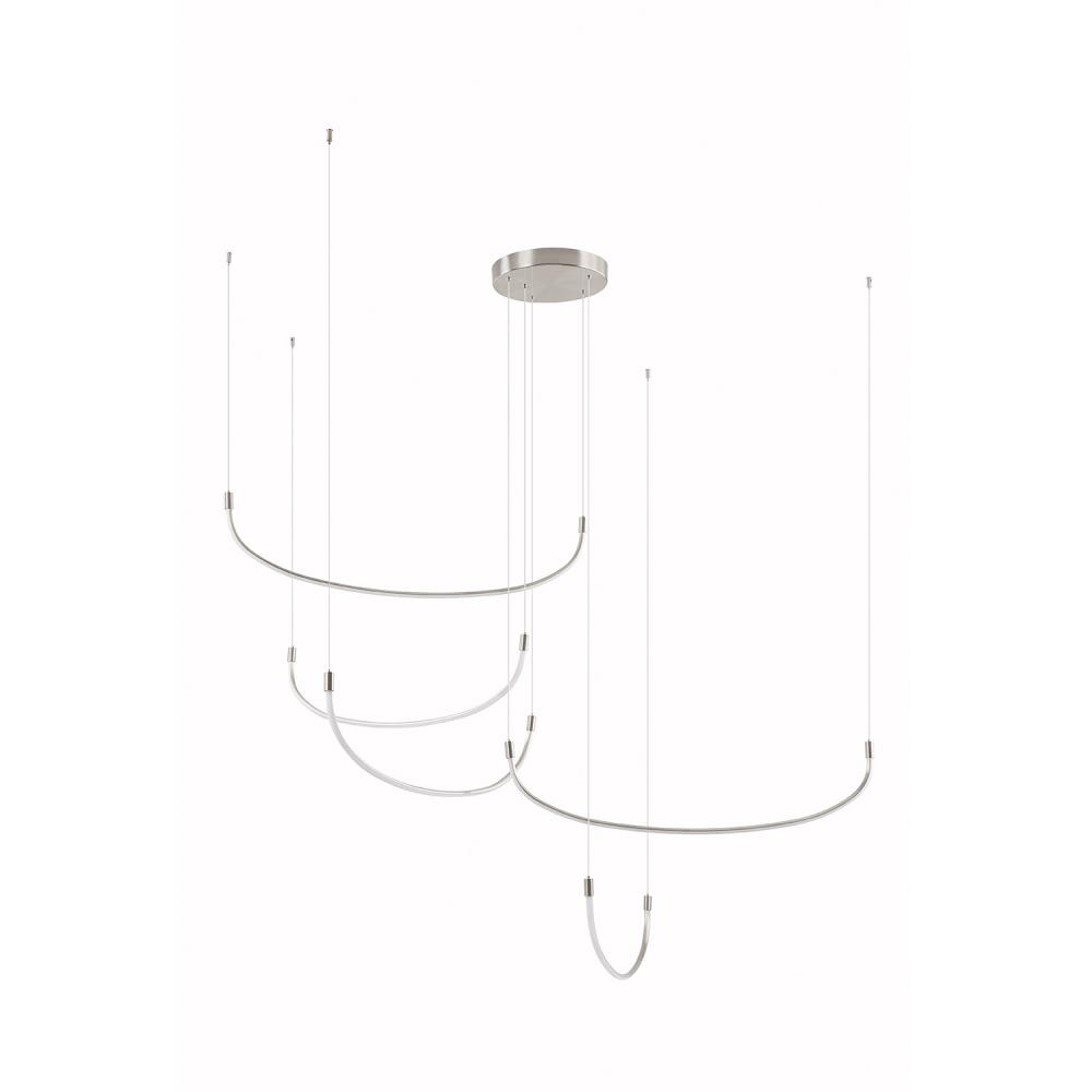 Talis 70-in Brushed Nickel LED Multi Pendant