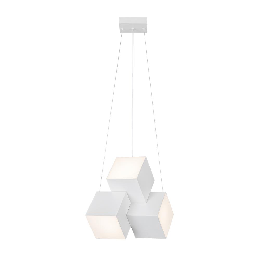 Tetra 16-in White LED Pendant