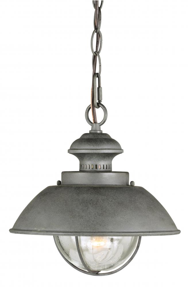 Harwich 10-in Outdoor Pendant Textured Gray