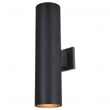 Vaxcel International T0652 - Chiasso 2 Light 20-in.H Outdoor Wall Light Textured Black