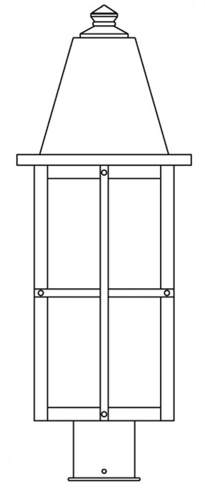 8" hartford long body post mount