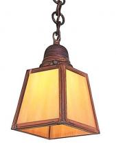 Arroyo Craftsman AH-1TAM-RB - a-line shade pendant with t-bar overlay