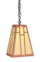 Arroyo Craftsman AH-8CS-MB - 8" asheville hanging pendant