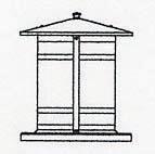 Arroyo Craftsman BC-11LWO-BK - 11" berkeley long body column mount