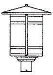 Arroyo Craftsman BP-14LGW-P - 14" berkeley long body post mount