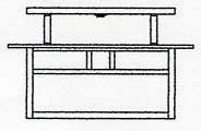 Arroyo Craftsman HCM-15ERM-S - 15" huntington ceiling mount without overlay (empty)