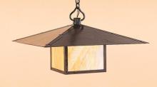 Arroyo Craftsman MH-30EAM-BK - 30" monterey pendant without overlay (empty)