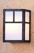 Arroyo Craftsman MS-8TOF-MB - 8" mission sconce with t-bar overlay