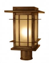 Arroyo Craftsman OPP-9F-BZ - 9" oak park post mount