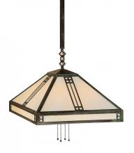 Arroyo Craftsman PSH-18F-RC - 18" prairie stem hung pendant