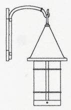 Arroyo Craftsman VB-11CS-VP - 11" valencia wall mount