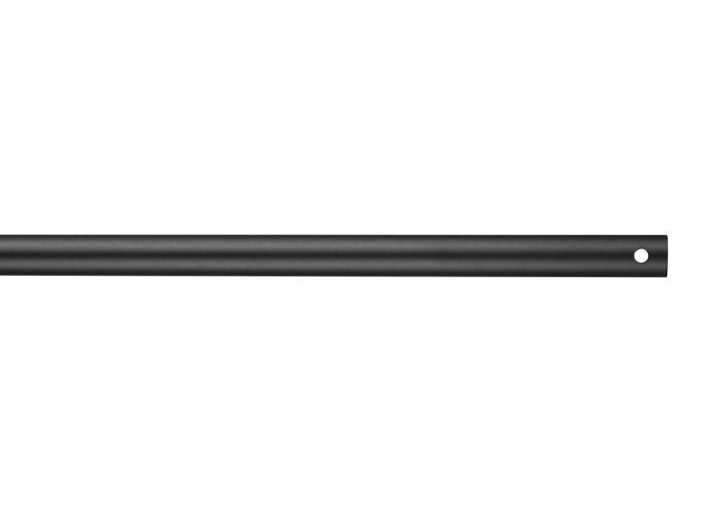 48" Downrod in Midnight Black