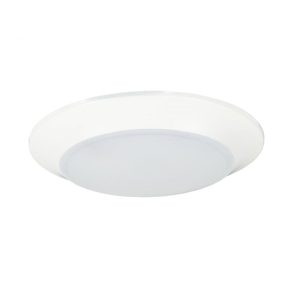 JESCO Flush Mount LED 8" Round Disk 27W 5CCT 90CRI WH