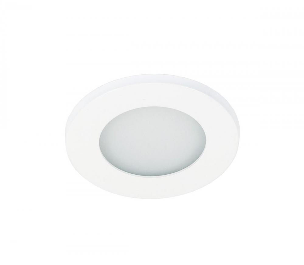 JESCO Downlight 2" Round Shower Trim WH