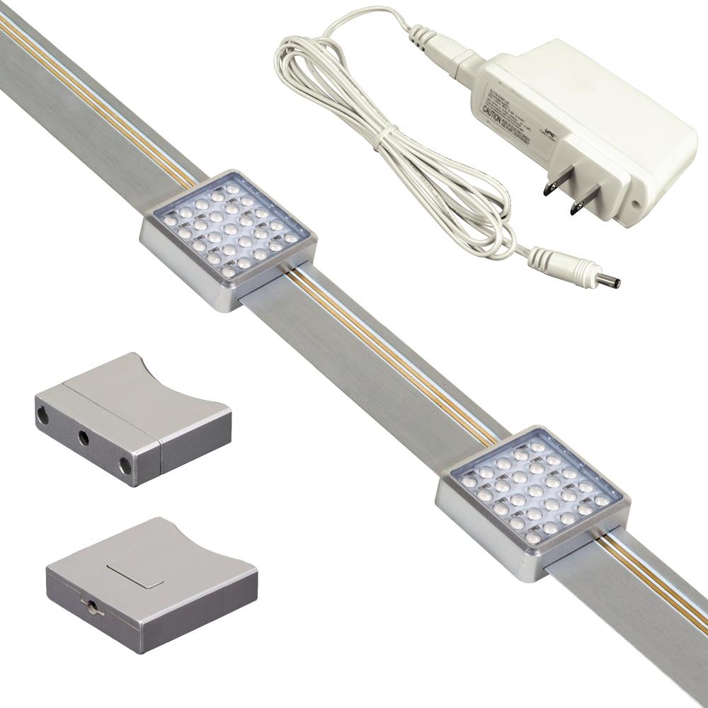 JESCO Orionis 2ft Square LED Track Kit