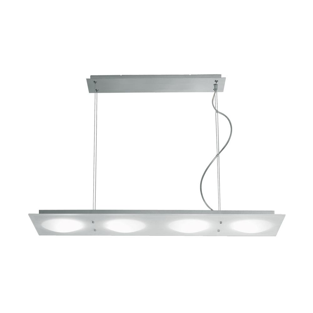 4-Light Rectangular Adjustable Pendant LUMIDISQUE - Series 617.