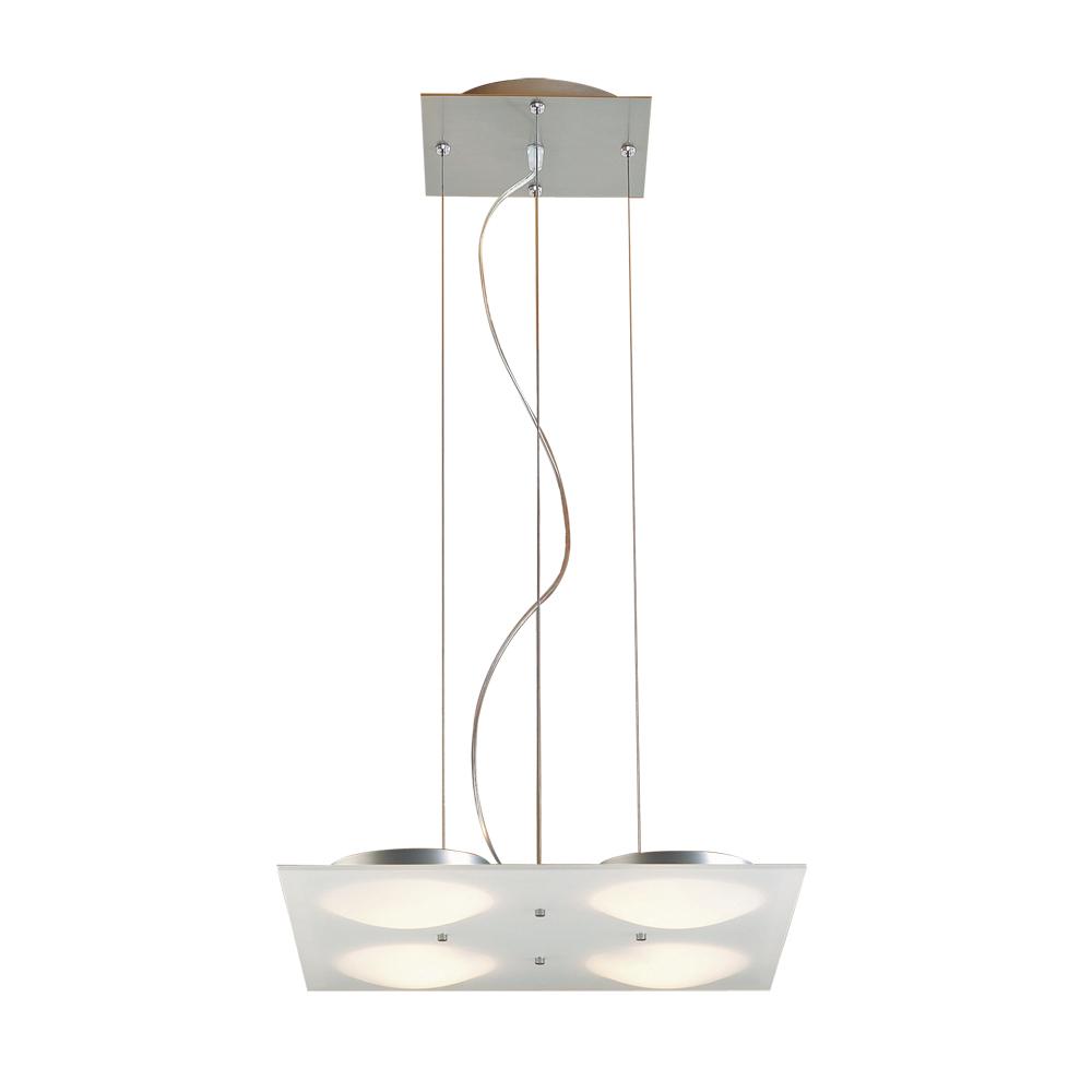 4-Light Square Adjustable Pendant LUMIDISQUE - Series 617.