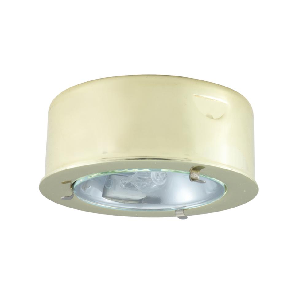 Round Metal Halogen Puck Light