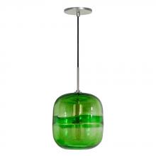 Jesco PD407-GN/BN - 1-Light Line Voltage Pendant & Canopy