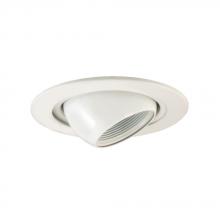 Jesco TM405WH - 4-inch aperture Low Voltage Trim with adjustable eyeball