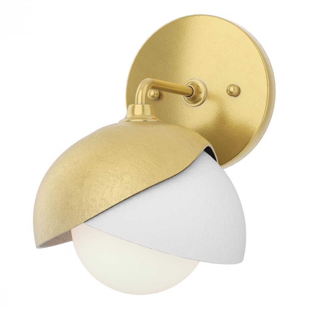 Brooklyn 1-Light Double Shade Bath Sconce