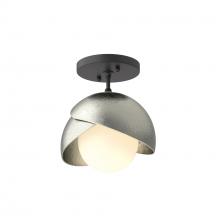 Hubbardton Forge 121377-SKT-10-85-GG0711 - Brooklyn 1-Light Double Shade Semi-Flush