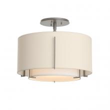 Hubbardton Forge 126501-SKT-82-SF1099-SA1590 - Exos Small Double Shade Semi-Flush