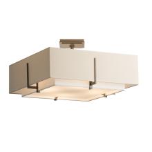 Hubbardton Forge 126510-SKT-07-SF1605-SA2012 - Exos Square Double Shade Semi-Flush