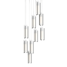 Hubbardton Forge 131104-SKT-LONG-10-GG0065 - Exos Glass 9-Light Pendant