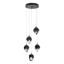 Hubbardton Forge 131137-SKT-STND-14-BP0754 - Chrysalis 5-Light Small Crystal Pendant