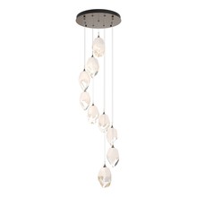 Hubbardton Forge 131141-SKT-LONG-05-WP0755 - Chrysalis 9-Light Large Crystal Pendant