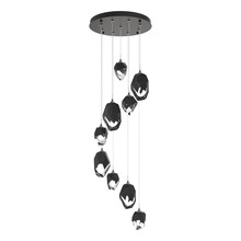 Hubbardton Forge 131142-SKT-LONG-14-BP0756 - Chrysalis 9-Light Mixed Crystal Pendant