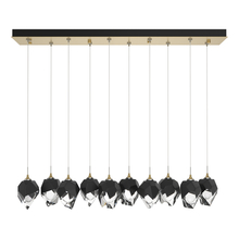 Hubbardton Forge 131143-SKT-STND-86-BP0754 - Chrysalis 10-Light Small Crystal Pendant