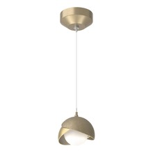 Hubbardton Forge 161183-SKT-STND-84-86-GG0711 - Brooklyn Double Shade Low Voltage Mini Pendant