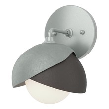 Hubbardton Forge 201374-SKT-82-14-GG0711 - Brooklyn 1-Light Double Shade Bath Sconce