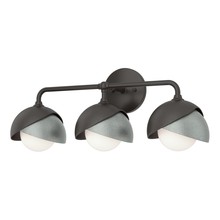 Hubbardton Forge 201375-SKT-14-82-GG0711 - Brooklyn 3-Light Double Shade Bath Sconce