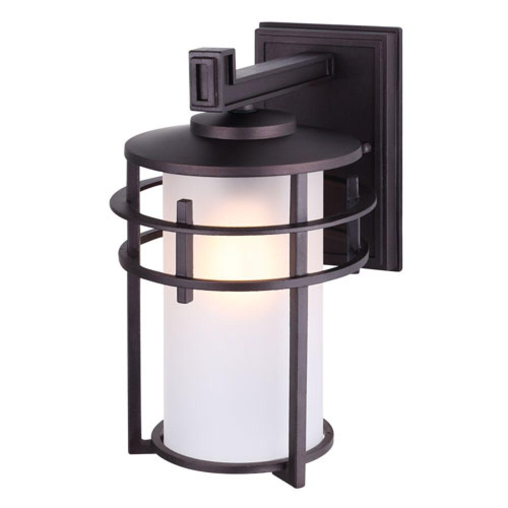 Flex 1 Light Outdoor Lantern, Bronze Finish