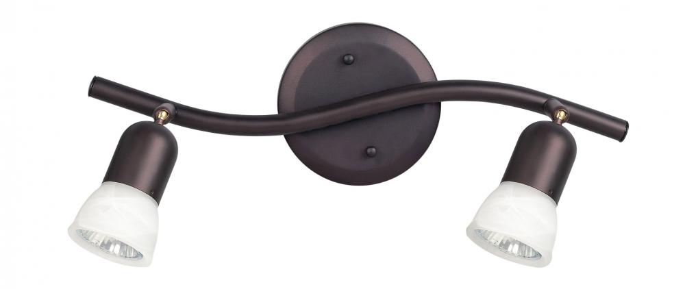 James 1 Light Track Lighting, Oil Rubbed Bronze Finish