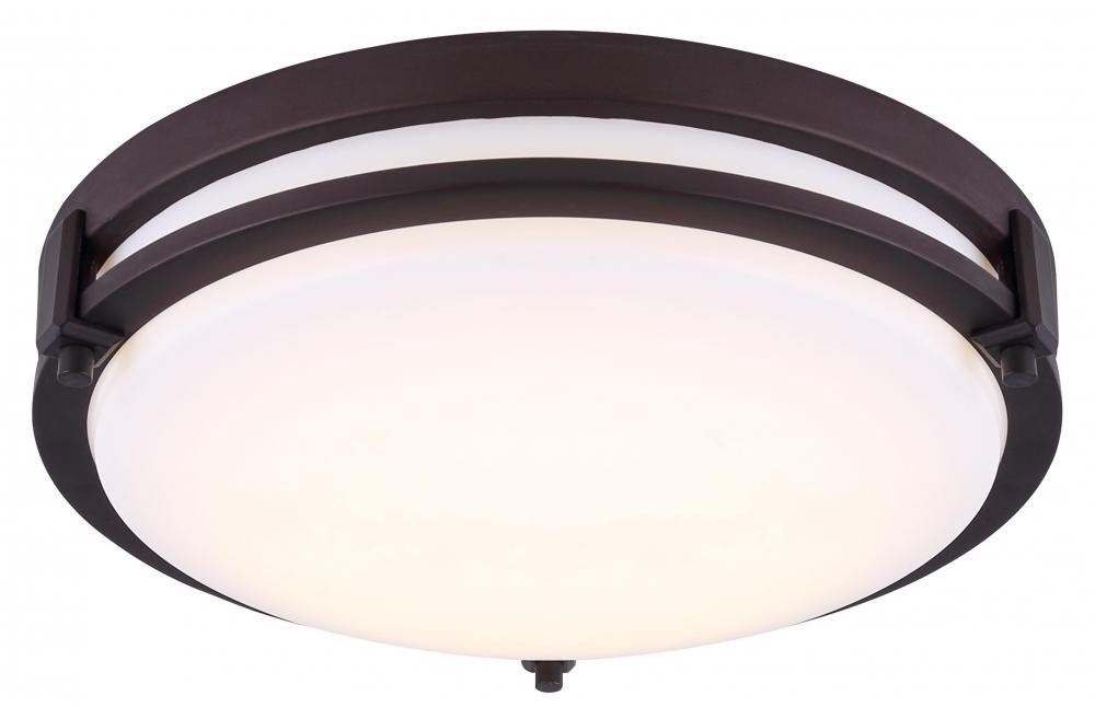 GILDA, LED Flush Mount, Acrylic, 19W LED (Integrated), Dimmable, 1350 Lumens, 3000K