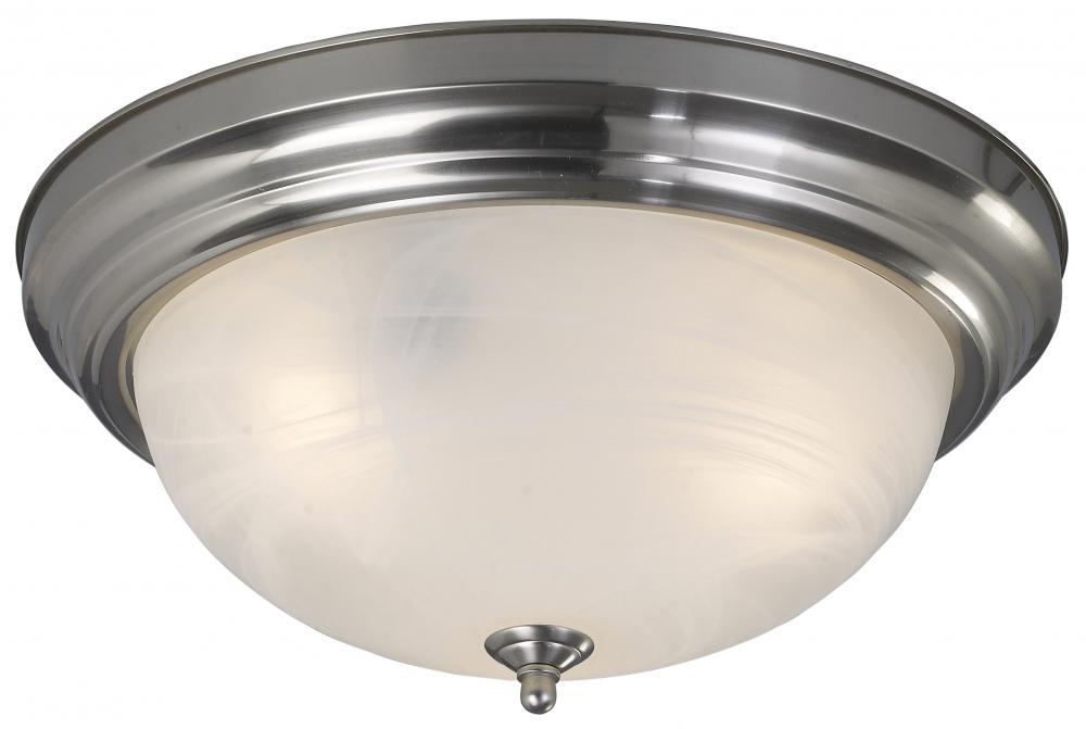 IFM415BN, 3 Light Flush Mount, Nickel Finish