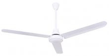 Canarm CP56DW11N - Industrial DC Fan, CP56DW11N, 56" Fan, WH Color, Downrod Mount, HIGH PERFORMANCE WEATHERPROOF