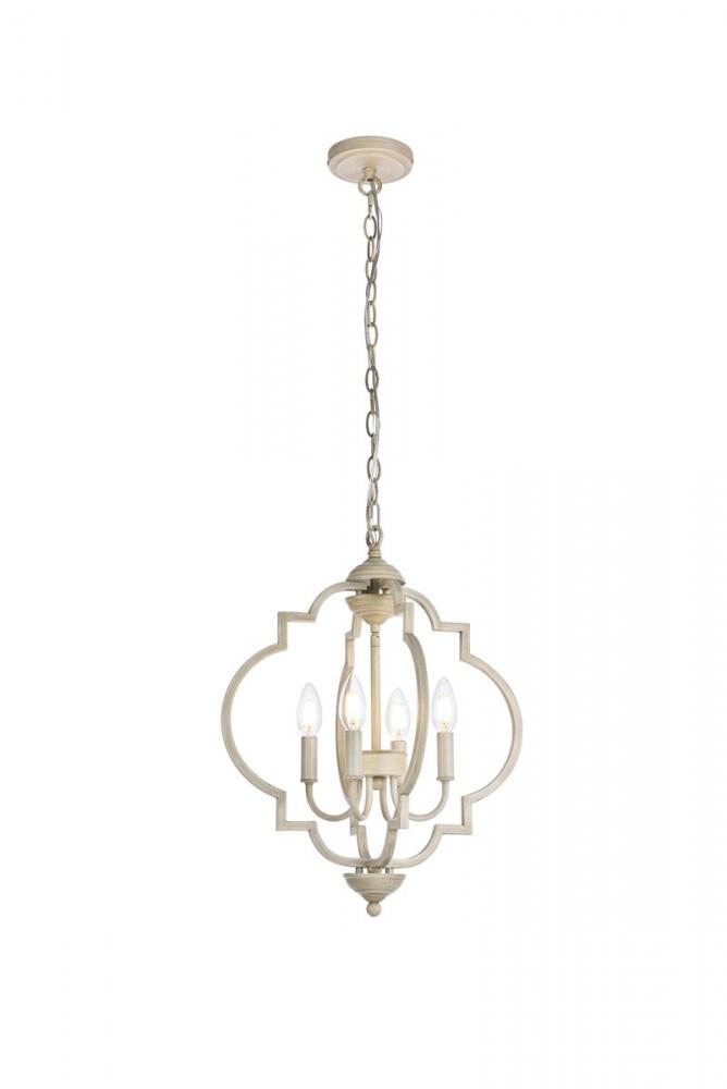 Sandara 4 lights pendant in weathered dove