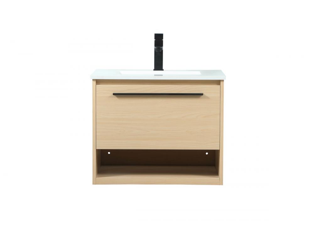 24 Inch Single Bathroom Vanity in Maple