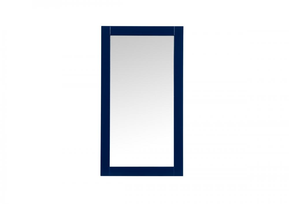 Aqua Vanity Mirror 18x32 Inch in Blue