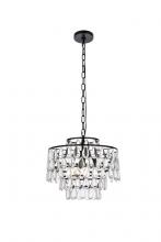 Elegant 1102D16BK - Mila 16 Inch Pendant in Black