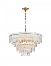 Elegant 1780D25SG - Emilia 25 inch Chandelier in Satin Gold