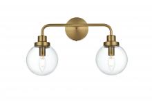 Elegant LD7033W19SG - Hanson 19 inch Wall Sconce in Satin Gold